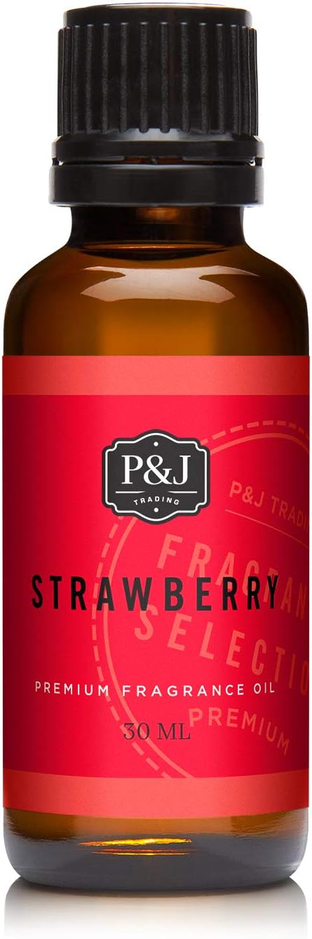 P&J Trading Fragrance Oil | Strawberry Oil 30ml - Candle Scents for Candle Making, Freshie Scents, Soap Making Supplies, Diffuser Oil Scents...