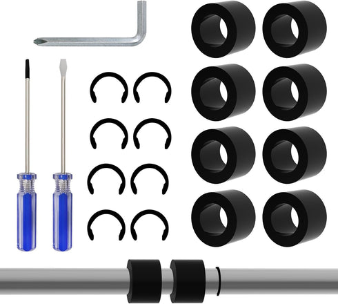 Rubber Roller Replacement Compatible with Cricut Maker/Maker 3, Mat Guide Rubbers for Cricut Repair Accessories (Rings Roller Set)...
