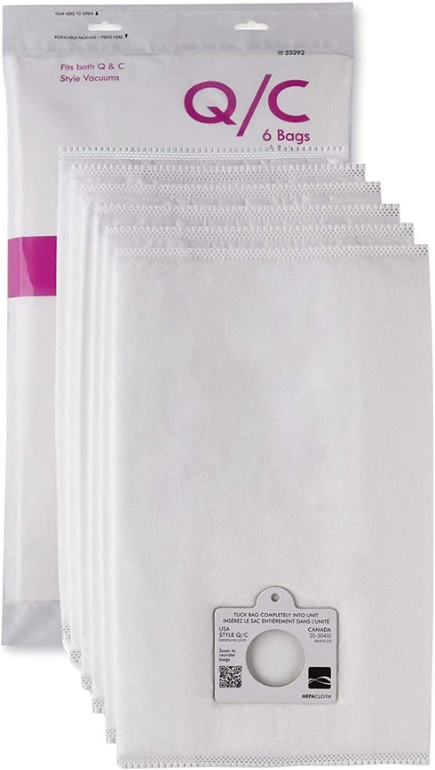 Eagles 6pack Replacement Style Q/C Vacuum bags compatible with Kenmore canister vacuum...