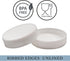Cornucopia Brands Regular Mouth Plastic Mason Jar Lids, Unlined (24-Pack); Standard Size 70-450 White Plastic Caps for Mason Jars...