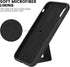LAUDTEC Silicone Kickstand Case Compatible with iPhone XR case Vertical and Horizontal Stand Hand Strap Metal Kickstand, Flexible Soft Liquid Sili...