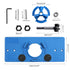 35mm Concealed Hinge Jig kit, Woodworking Tool Drill Bits, Hinge Drilling Hole Router Jig Hardware Template Guide Woodworking Tools for Face Frame...
