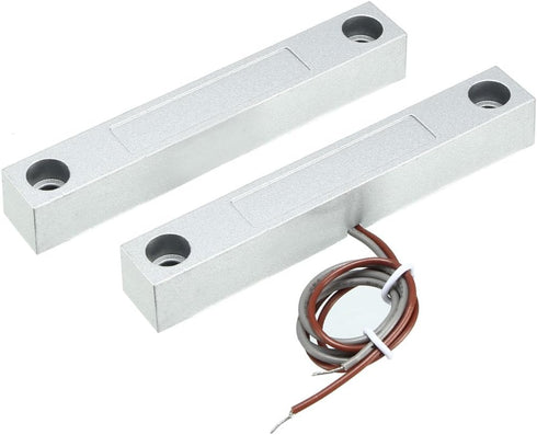 uxcell Rolling Door Contact Magnetic Reed Switch Alarm with 2 Wires for N.O. Applications MC-58...