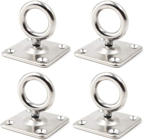 M5 Swivel Ceiling Mount Hook Heavy Duty 304 Stainless Steel for Yoga Swing Boat Rigging Marine Deck Hardware(4PCS)...