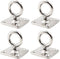 M5 Swivel Ceiling Mount Hook Heavy Duty 304 Stainless Steel for Yoga Swing Boat Rigging Marine Deck Hardware(4PCS)...