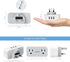 TESSAN US to UK Plug Adapter 2 Pack, Type G Plug Converter with 2 Power Outlet 3 USB Charger, Travel Adaptor for USA to London Ireland Scotland En...