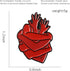Enamel Pins for Backpacks Heart Pin Funny Enamel Lapel Brooch Pin Badge for Men and Women Cardiac Cute Aesthetic Pin for Hat Bag...