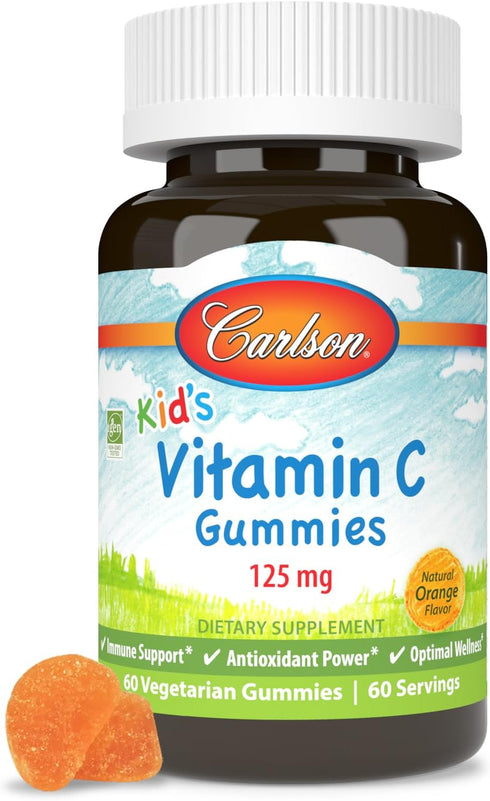 CARLSON LABS Kids Vitamin C Gummies, 60 CT...