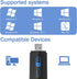 USB WiFi Adapter, ElecMoga 1300Mbps WiFi Dongle USB 3.0 Dual Band 5G/2.4G Wireless Network Adapter for Desktop Laptop PC, Dual 5dBi Antennas, Supp...
