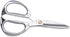 7.5in Stainless Steel Kitchen Scissors, Heavy Duty Shears for Chicken, Meat, Food, Vegetables, BBQ (Silver)...