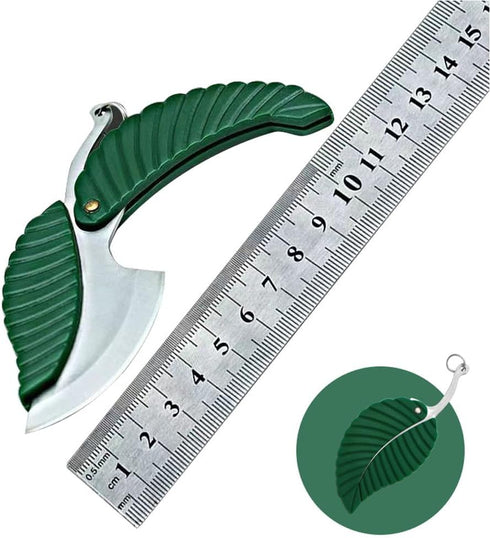 Generic Multifunctional Pocket Tool, Cool Leaf Keychain, Suitable For Home And Outdoor, Camping, Survival, Creative Gifts For Men And Women(2Pcs),...