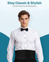 S.H. Churchill & Co. Men's Adjustable Satin Cummerbund - Black...
