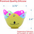 Egg Poacher – COZILIFE Silicone Egg Poaching Cups with Ring Standers, For Microwave or Stovetop Egg Cooking, Kraft Box Packing, BPA Free, Pack of ...