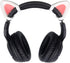 Cute Pink Cat Ears Fits for HypreX Cloud/Cloud Stinger/Cloud Flight Headsets, Universal Fit Lovely Kitty Adjustable Attachment Straps for Video Li...