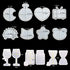 iSuperb 11Pcs Resin Shaker Mold DIY Quicksand Star Moon Cat Casting Epoxy Silicone Mold Heart Shaped Kawaii Resin Epoxy Jewelry Molds for Pendant ...
