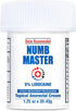 Clinical Resolution Numb Master 5% Lidocaine Numbing Cream for Pain Relief, Topical Anesthetic Burn Itch Cream Maximum Strength, Fast Acting Hemor...