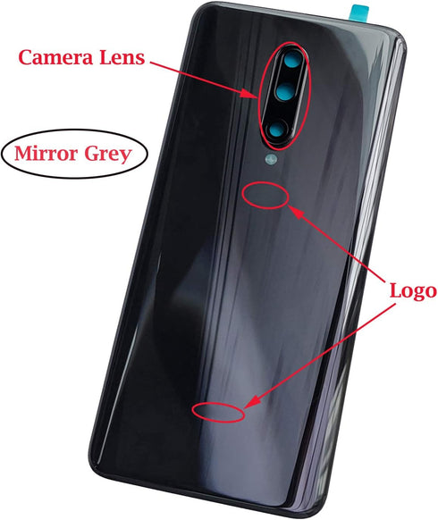Ubrokeifixit for OnePlus 7 Pro Rear Back Glass Door Cover Replacement for OnePlus 7 Pro 6.67" GM1911 GM1913 GM1917 GM1910 GM1915,Camera Glass Lens...