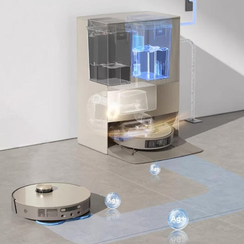 2Pcs Vacuum Cleaner Silver Ion Module Accessories, Robot Replacement Parts Compatible for Dreame X10 S10 W10S S20 X20 Vacuum Cleaner Spare Parts (...