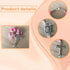 2PCS Car Mirror Decor Hanging Ornament?Pink Rosary Pendant?Catholic Car Rosary, GirlyCar Decor Accessories ?Rose?...