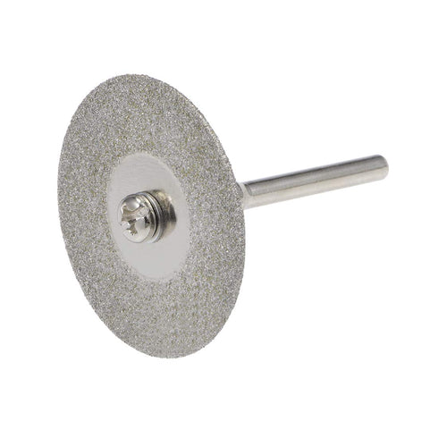 uxcell 10 Pcs 30mm Diamond Cutting Wheels Cut Off Wheel with 2 Pcs Mandrels for Rotary Tool...