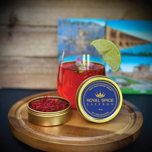 Royal Spice Saffron, Finest Pure Premium Saffron Threads. For Rice, Tea, Paella, Desserts, and All Culinary Delights....