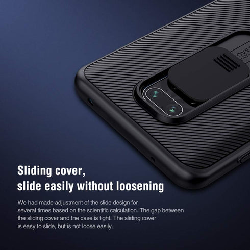 for xiaomi redmi Note 9 pro Case, Nillkin CamShield Pro Slim case Protective Cover Case with Camera Protector Hard PC and TPU Ultra Thin Anti-Scra...