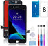 for iPhone 8/SE2020 Screen Replacement Kit 4.7 Inch for iPhone 8 LCD Screen Replacement -Screen for iPhone 8 Digitizer, for iPhone 8 Display 3D To...
