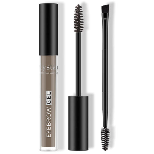 Waterproof Light Brown Eyebrow Gel, Instant Bushy Eyebrow Makeup for Natural Looking Stays on All Day Eye Brow Gel Makeup Fills and Shapes 0.11 Ou...