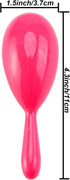 Resinta 30 Pieces Neon Maracas Shakers Mini Noisemaker Bulk Colorful Noise Maker with Drawstring Bag for Mexican Fiesta Party Favors Classroom Mus...