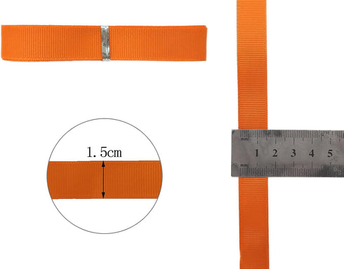 Jesep 100 Yards 5/8" Soild Grosgrain Ribbon Boutique Gift Wrapping Package Ribbon, DIY Crafts Bow Hair Headband Accessories Assorted Ribbon (5/8" ...