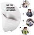 50Pcs Nose Bridge Strips Pad Anti-Fog Cushion Protection Stripe Self-Adhesive DIY Crafting (Black Latex- 100pcs)...
