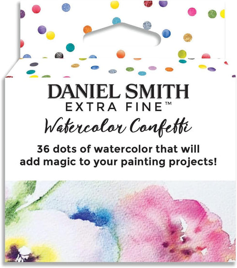 Daniel Smith Extra Fine Watercolor Paint, Watercolor Confetti, Contain 36 Unique Watercolor dot Samples (285900101)...