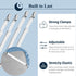 Bed Sheet Fasteners, Sopito 4pcs Adjustable Elastic Sheet Straps Heavy Duty Bed Sheet Grippers Suspenders for Mattresses Fitted Sheets Flat Sheets...