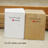 AKOAK 100 Pcs Kraft Paper Necklace Bracelet Earring Packaging Display Card Handmade with love Printing Creative Jewelry Display Card (White, 6.5x5...