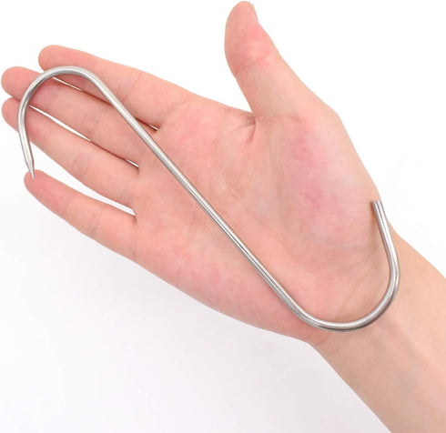 7 Inch Meat Hooks S-Hook Stainless Steel Meat Processing Butcher Hook Pot Hooks...