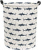 Kids Laundry Hamper,Canvas Shark Hamper Collapsible Boys Storage Baskets for Boys Room Decor,Nursery Hamper,Toy Organizer,(Shark)...