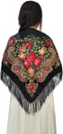 Russian Style Muffler Warm Scarf with Tassel Women's Traditional Scarf Wrap Shawl Fringes Printing Cape...