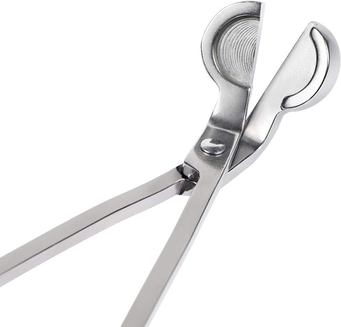 EVERMARKET Candle Wick Trimmer, Polished Stainless Steel Wick Clipper Cutter - Reaches Deep Into Candles to Cut Spent Wicks, Allow Cleaner Burn an...