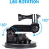 Suptig Suction Cup Mount Compatible for Gopro Hero 12/11/10/9/8/7/6/5/4/3/3+/2 Gopro Max, Hero+, Hero Session, and More Action Cameras Car Windshi...