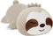 SQEQE Weighted Sloth Plush, Weighted Sloth Stuffed Animal for Anxiety, Cute Sloth Plushies Sloth Pillow Toy Gift for Kids Adults Brown 9.8 Inch, 0...