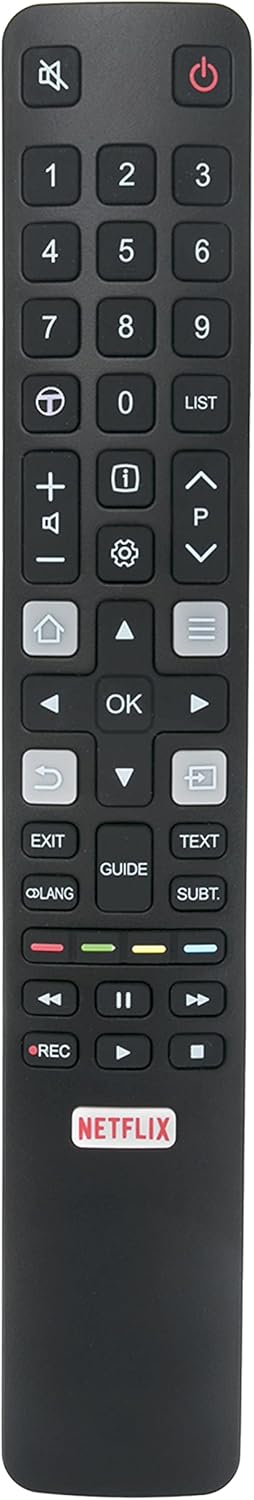 RC802N Replaced Remote fit for TV 65P8S 55P8S 85X6US 65E17US 50E17US 50E17US 65X2US 55X2US 65X4US 55X4US 65X7 55X7 75C8 65C8 55C8 43P20US 50P20US ...