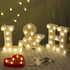 Sunnyglade Decorative LED Letter Lights Sign?Light Up Marquee Letters for Wall Wedding Birthday Party Christmas Home Bar Decoration(2)...
