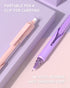 8PCS 0.5 & 0.7 mm Pastel Mechanical Pencil With Case -Never Click, Lead Pencils with 16 Tubes HB Lead Refills, Erasers for School Kids & Student D...