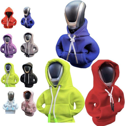 Hoodie Gear Shift Cover, Car Gear Shift Cover Hoodie,4.7 Inch Car Shifter Stick Protector Decoration. Universal fit Shift knob Cover Car Interior ...