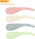 uxcell 4pcs Plastic Rice Paddle Non-Stick Rice Spoon Stand-up Rice Spatula Kitchen Utensils for Home Restaurant Hotel, Beige/Green/Blue/Pink...
