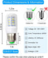 E26 LED Refrigerator Light Bulb 3.5W, 40W Equivalent, Daylight White 6000K 500LM, 25,000 Hour Lifetime, Non-Dimmable Energy Saving ac 100 265v Ref...