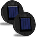 2 Pack Replacement Solar Light Parts,Solar Lights Replacement Top, 8 lumens Solar Light Inserts for Lanterns, Waterproof Battery Box Top DIY Outdo...