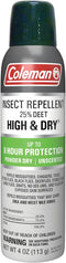 Coleman Insect Repellent Spray - 25% DEET Dry Formula Insect Repellent Spray protects against ticks, mosquitoes, chiggers, gnats, fleas and flies,...