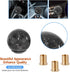 Forged Carbon Fiber Shift Knob Real Carbon Fiber Gear Shifter Spherical Type Unique Designed for Most Manual Car Universal Gear Shift Knob with 3 ...