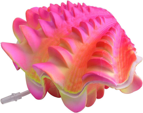 Aquarium Ornament Veny's Tropical Clam Live-Action Aerating (Peach Pink)...